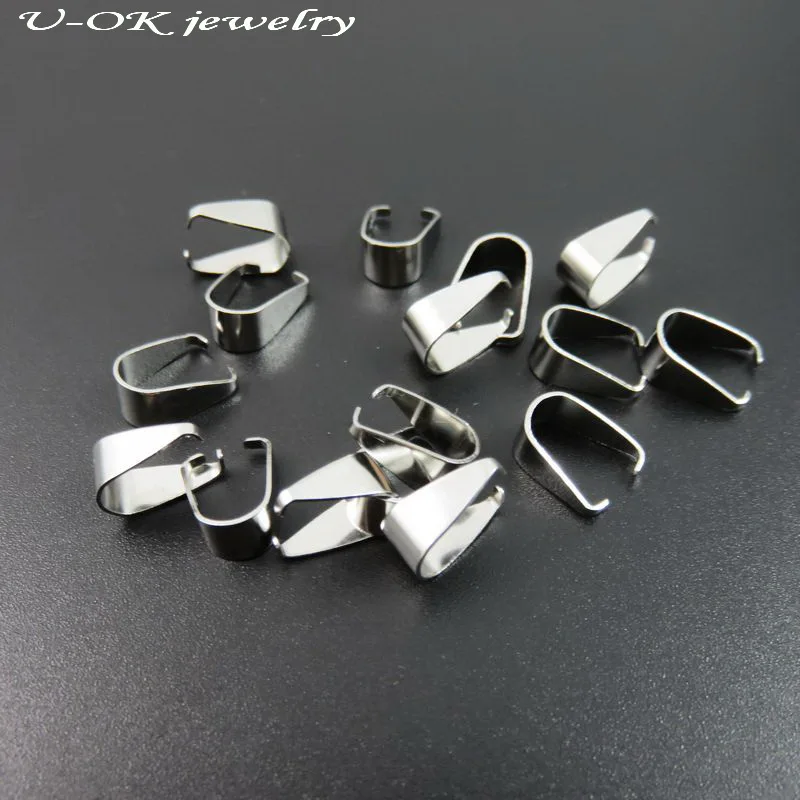 Зажим для подвески из нержавеющей стали 200 шт.|clip clasp|jewelry findingdiy jewelry |