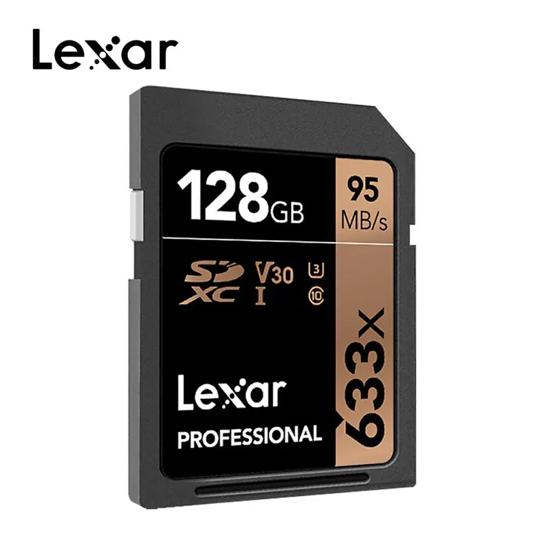 Lexar 32 Гб 64 Гб класс 10 SD SDHC SDXC карта памяти в sd-карте 128 ГБ 256 ГБ 512 г 95 МБ/с./с для цифровой SLR/HD камеры