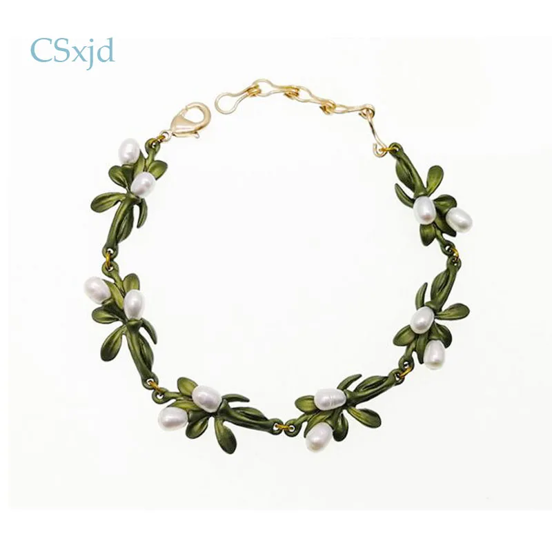 Женский винтажный браслет с натуральным пресноводным жемчугом|freshwater pearl bracelet|pearls