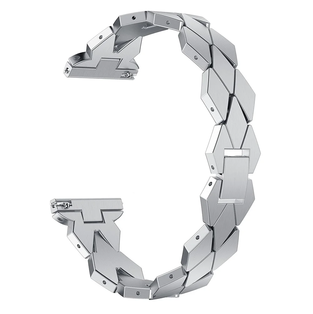 Style 1-Silver 22 мм металлический браслет из нержавеющей стали ремешок для Xiaomi Amazfit GTR 47 мм Pace Stratos 2 ремешок для часов для samsung Galaxy 46 мм gear S3 - Цвет: Style 1-Silver