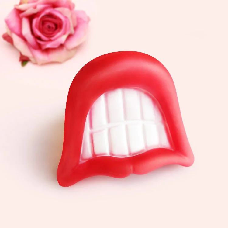 

Tricky Toys Halloween Prop Fangs Long Tooth Pig Simulation Scream Vermilion Border Originality Persecute Others Blame Called
