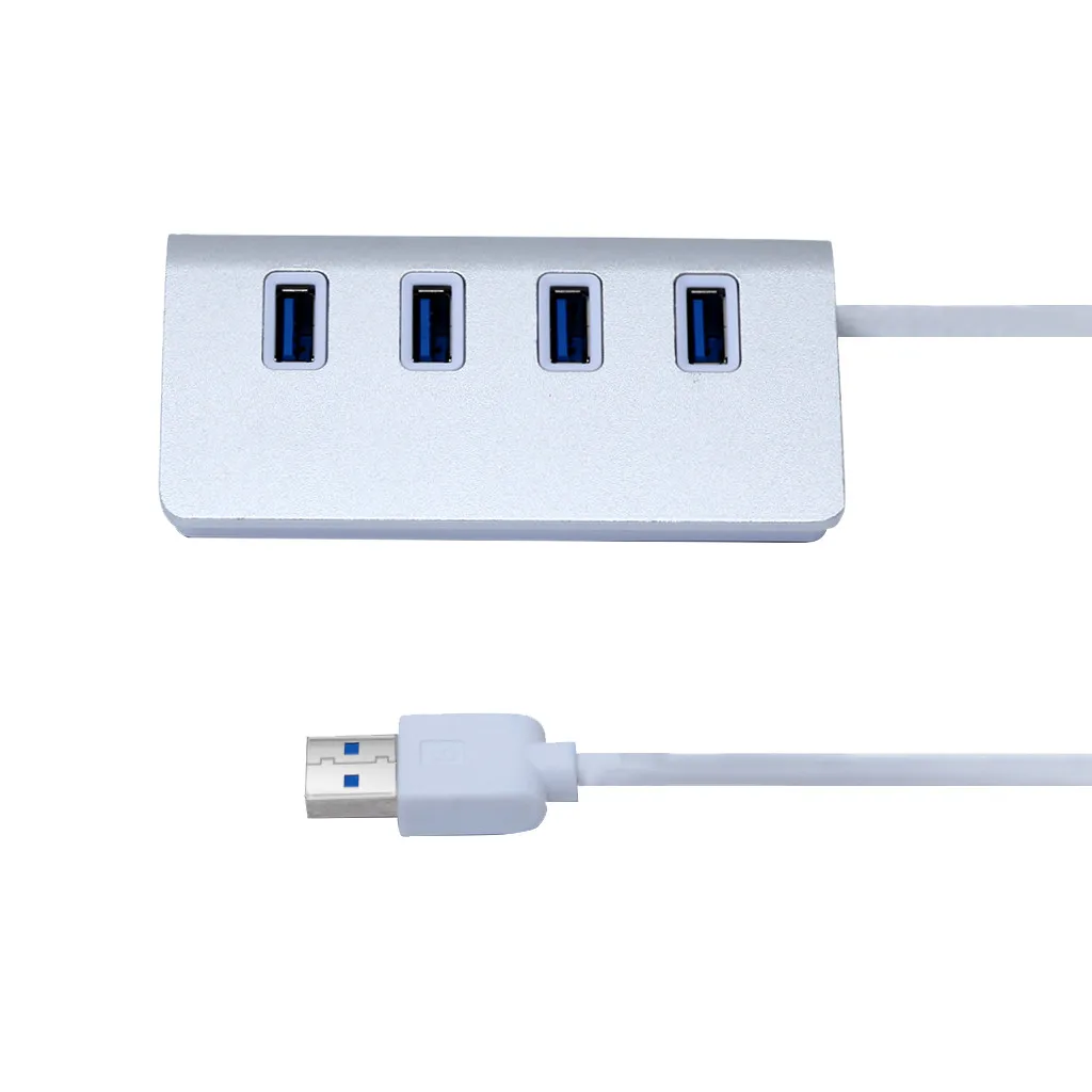 4 портовый usb концентратор 3 0 для передачи данных зарядный порт конвертер питания