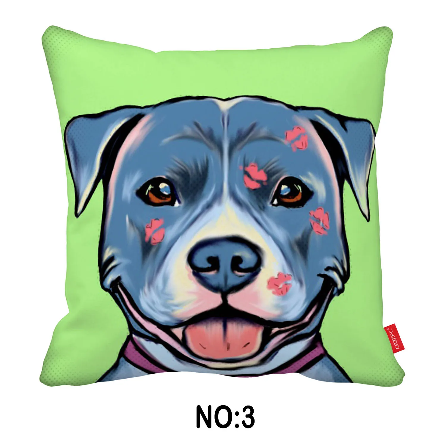 Поп арт Домашние животные абстрактный Кот дойтшер собака породы бульдог принт