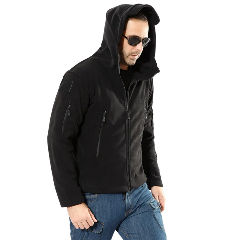 Тактическая флисовая куртка Мужская армейская форма мягкий корпус повседневная