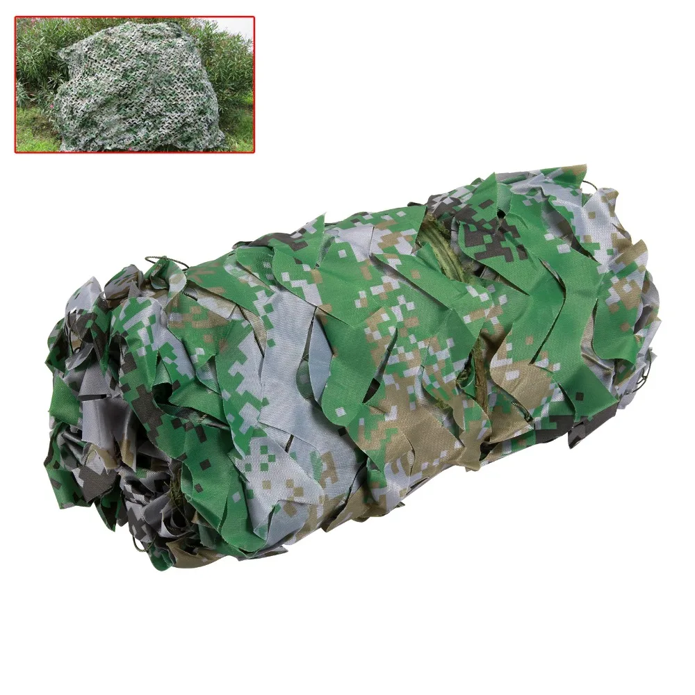 Новинка 1 шт. охотничья сетка для военного камуфляжа Лесной Камуфляж 3*2 м 4*3 5*4