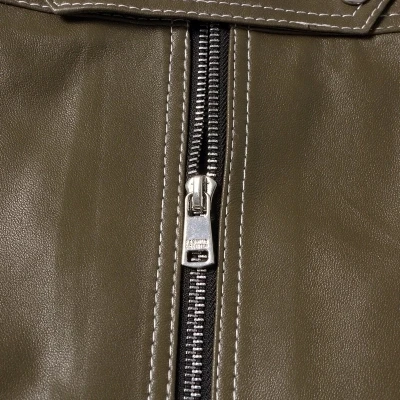 

New High Waist Sheepskin Leather Skirt