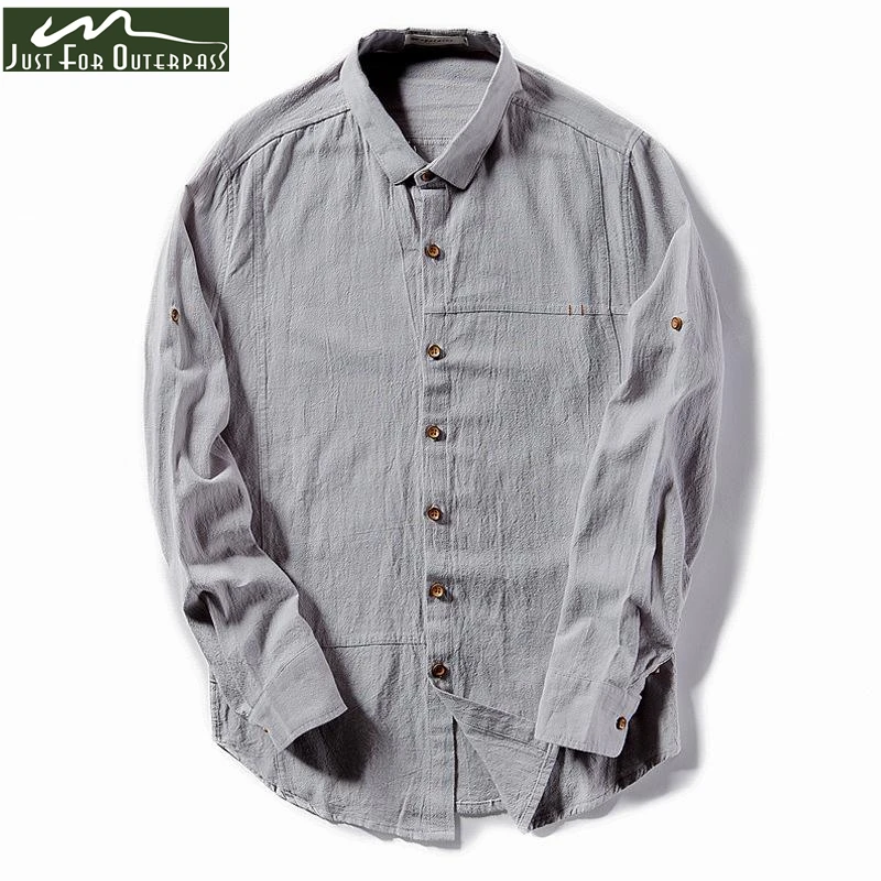2018 Новое поступление тенденция на лето и весну рубашка Для мужчин отложной