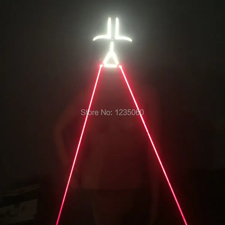 Новое поступление светодиодная светящаяся маска Laserman Осветляющий головной убор