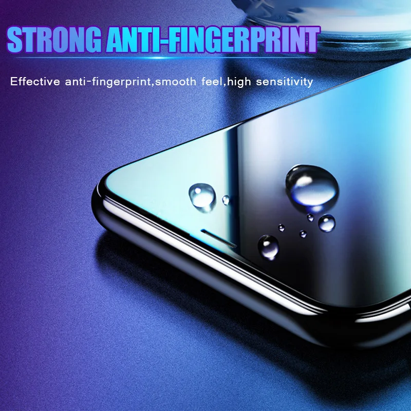 9D полное покрытие Защитное стекло для iPhone 7 8 Plus закругленные края закаленное
