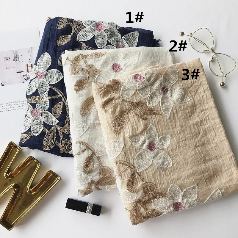 10 шт. женский шарф из вискозы с вышивкой|tassel scarf|fashion women scarfwomen fashion scarf |