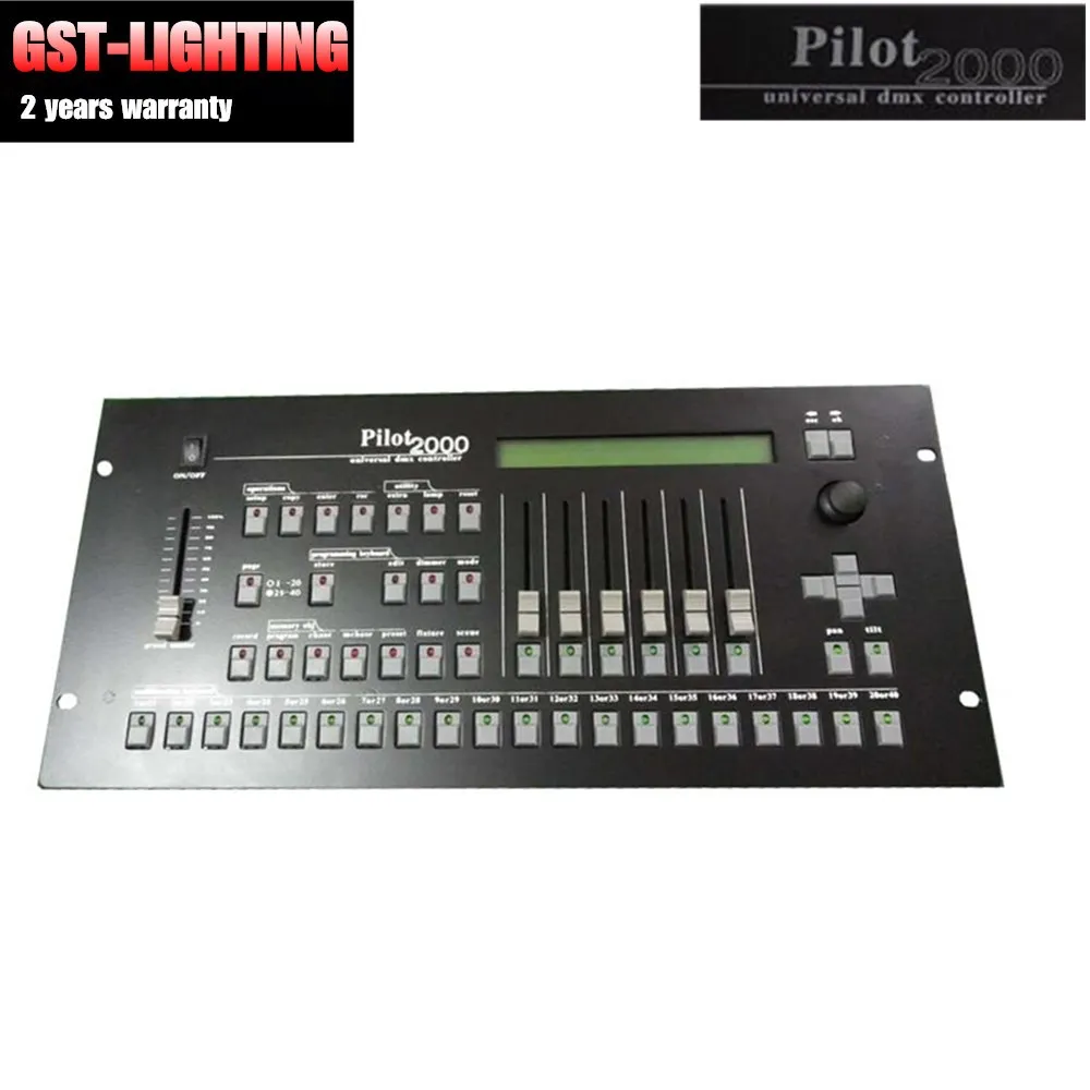 DMX512 сценические огни миксер контроллер Пилот 2000 концерт диджея dmx консоль|Эффект