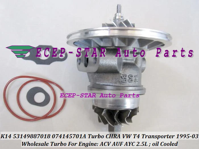 Картридж Turbo CHRA Core K14 53149887018 074145701AX 074145701AV для Volkswage T4 Transporter 1995-03 ACV AUF AYC AJT AYN 2.5L |
