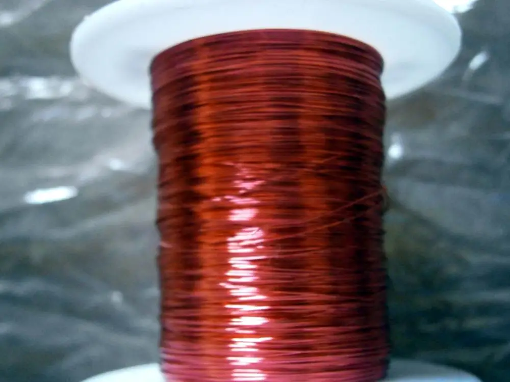100 м/катушка красный Магнитный провод 0 2 мм эмалированная медная проволока