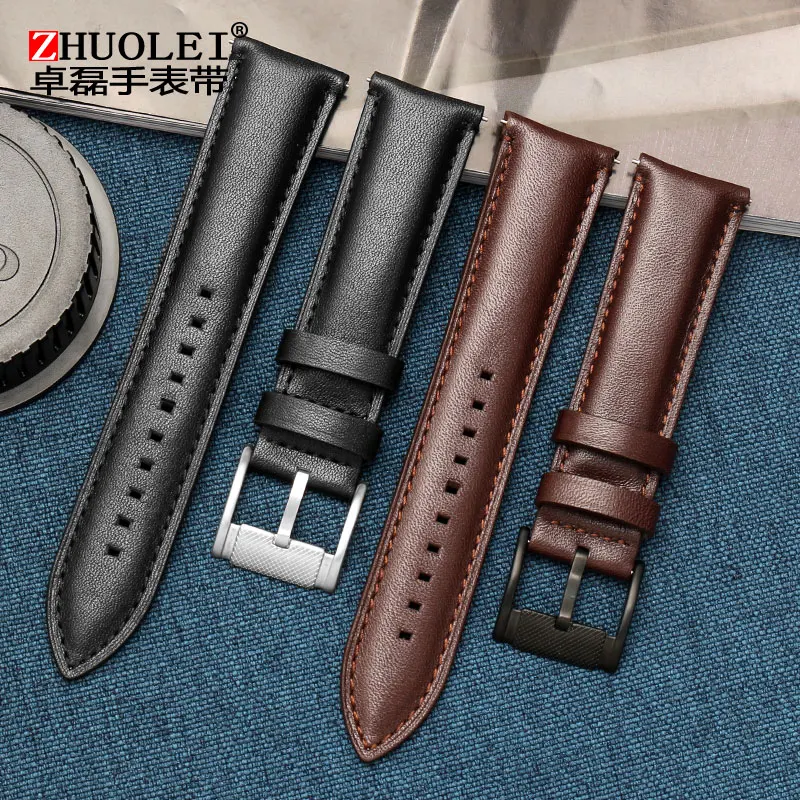 Модные часы с кожаным ремешком подходят для FS4735 FS4812 ME3052 3054 22 мм ремешок часов