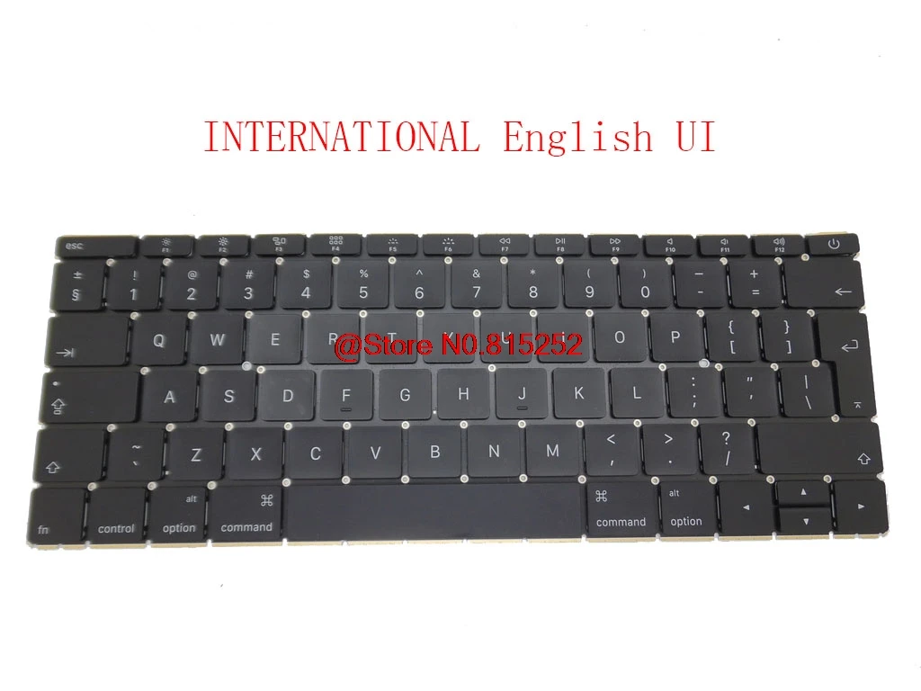 Laptop Keyboard For Apple For MACBOOK A1534 Black Without Frame No Backlit Film Belgium BE/BG/UI/US English/Spanish SP/Turkey TR