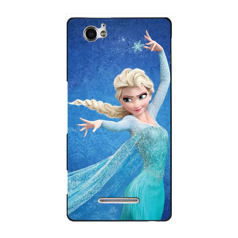 Модный чехол с мультипликационным принтом для sony Xperia M Dual C1905 C1904 C2004 C2005, чехол для телефона с изображением кота и пейзажа