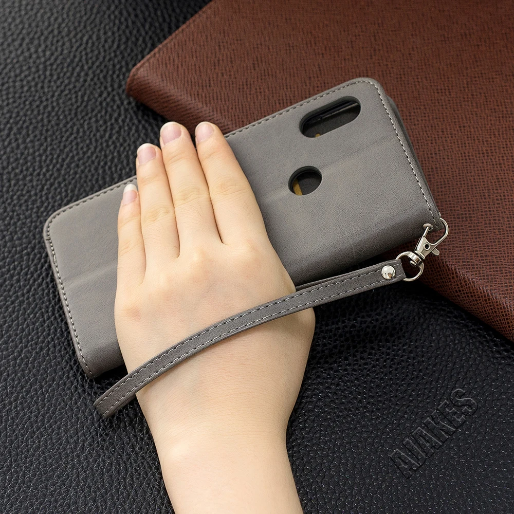 Винтажный чехол из искусственной кожи для Xiaomi Redmi 7 Note 7 6 Pro 5 Plus 6a A2 lite, бумажник, откидная подставка, отделения для карт, магнитная застежка