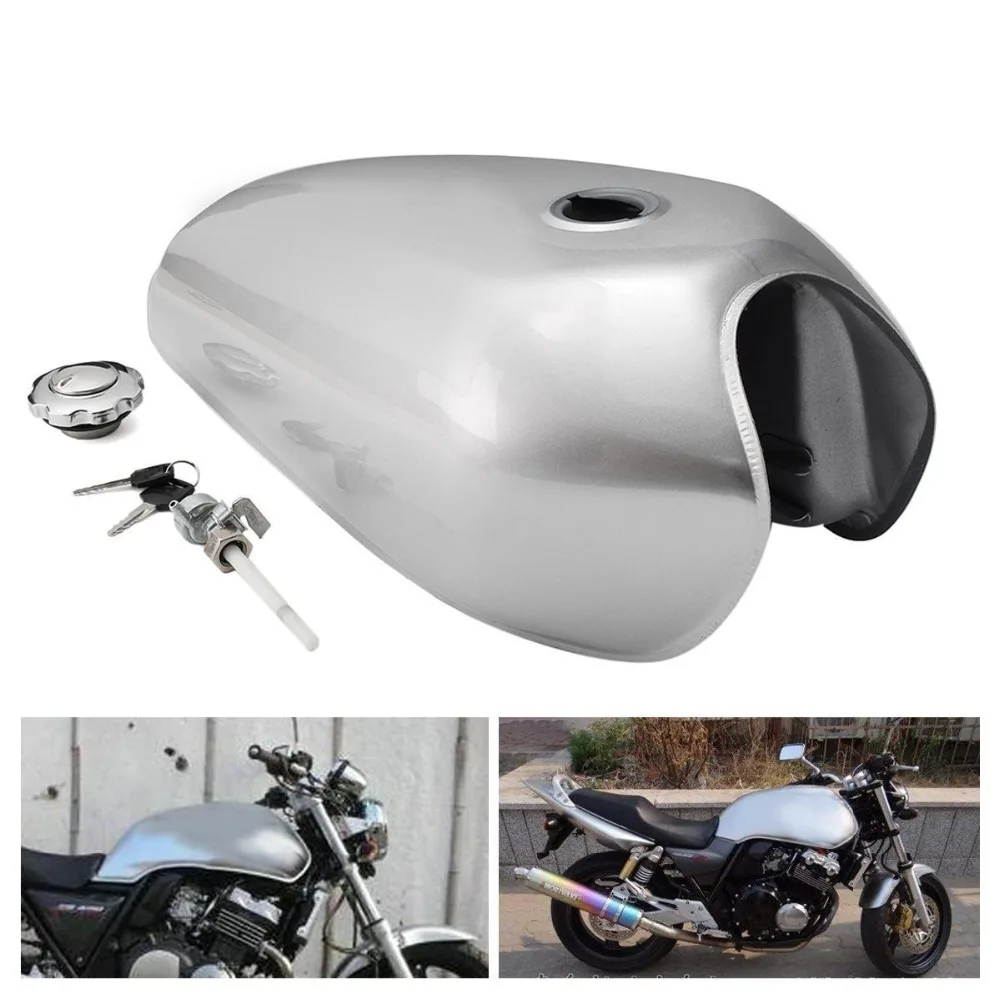 Cafe Racer Tank 9L мотоциклетный винтажный топливный Бензиновый Бак Ретро бензиновые