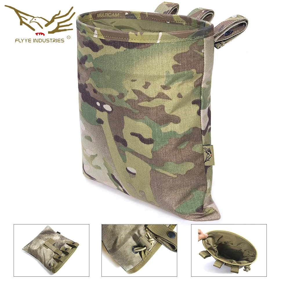 Flyye Magazine Drop Pouch Recycling Bag Mag Dump Sundries Tactical Nylon Airsoft Military Gear PK-M013 | Спорт и развлечения