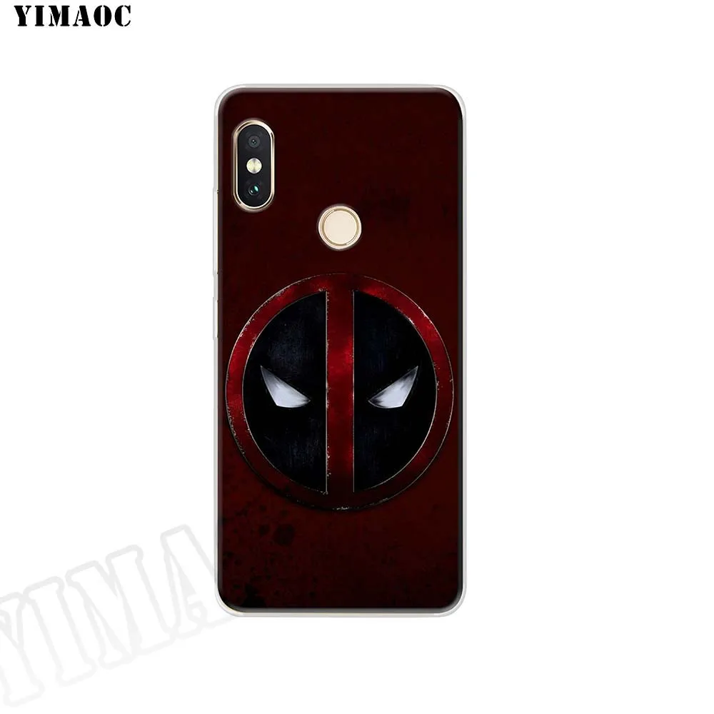 Мягкий силиконовый чехол YIMAOC Deadpool для POCOPHONE F1 Xiaomi Redmi Note 6 7 Pro 6A Mi 8 Lite из ТПУ |