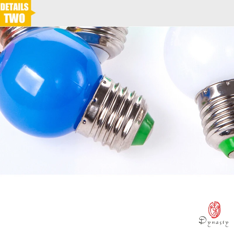 10 шт./лот праздничные красочные светодиодные лампы пузырьковый шар E27 красный