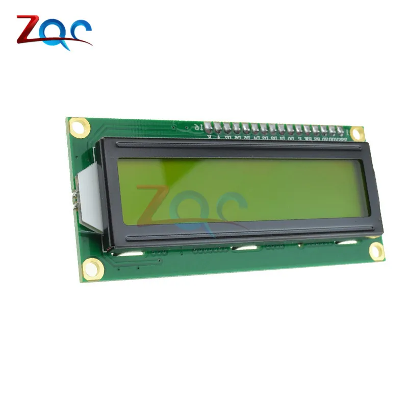 ЖК дисплей IIC/I2C 1602 модуль дисплея I2C синий желтый с подсветкой 5 В для Arduino UNO R3