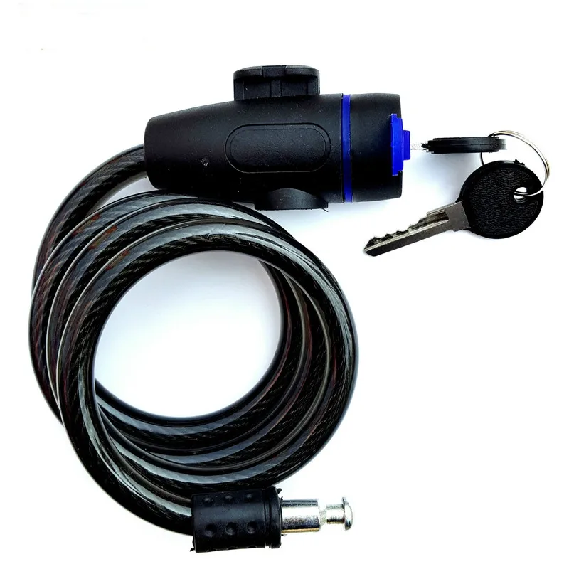 Универсальный Противоугонный замок для велосипеда катушка из нержавеющей стали