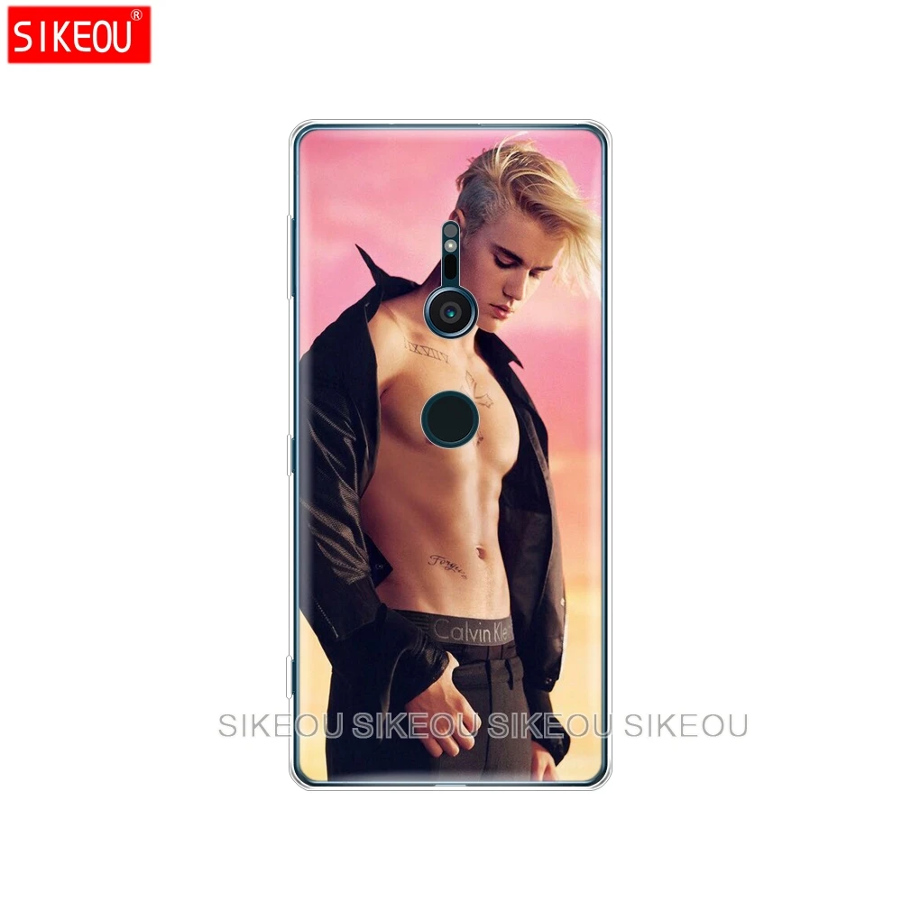 Силиконовый чехол для телефона sony xperia XA1 XA2 ULTRA PLUS L1 L2 XZ1 XZ2 compact XZ PREMIUM justin bieber