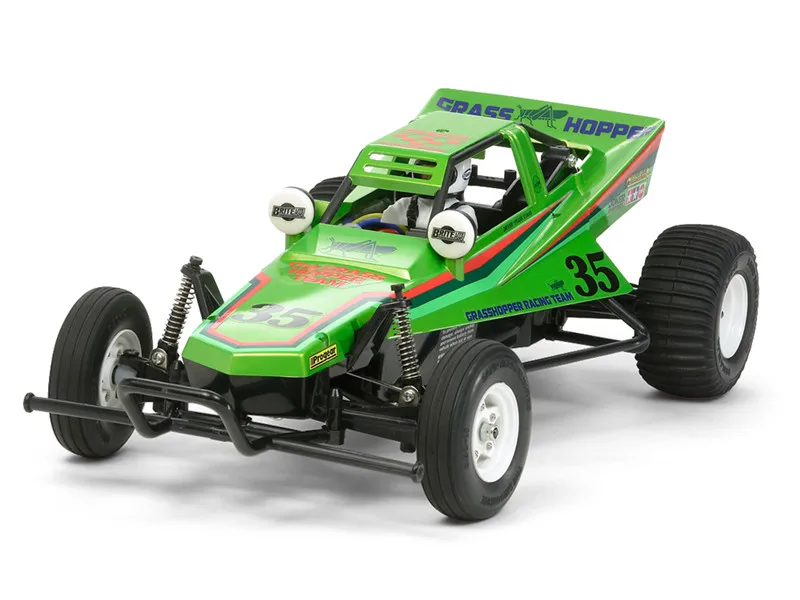 Tamiya 1/10 серия ЭЛЕКТРИЧЕСКИХ МАШИНОК на радиоуправлении кузнечик конфеты зеленая