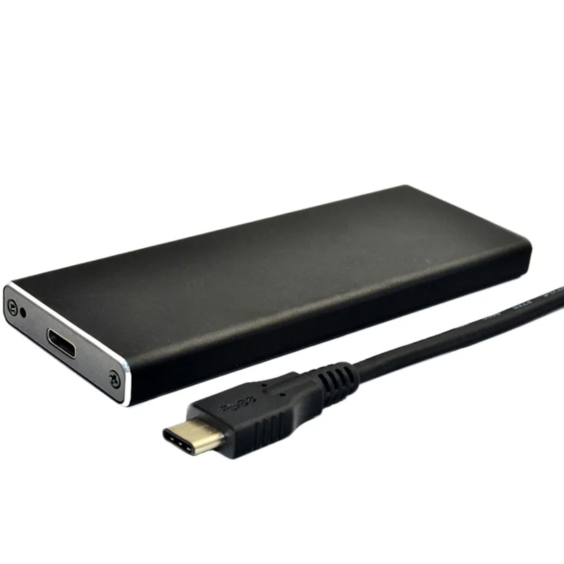 Алюминиевый сплав Usb3.1 к M.2 Ssd Nvme Hdd корпус Ngff Pcie Type-C разъем для жесткого диска Jms583