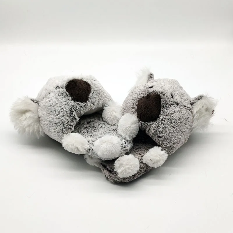 Меховые тапочки koala мужские и женские зимние домашние на заказ | Обувь