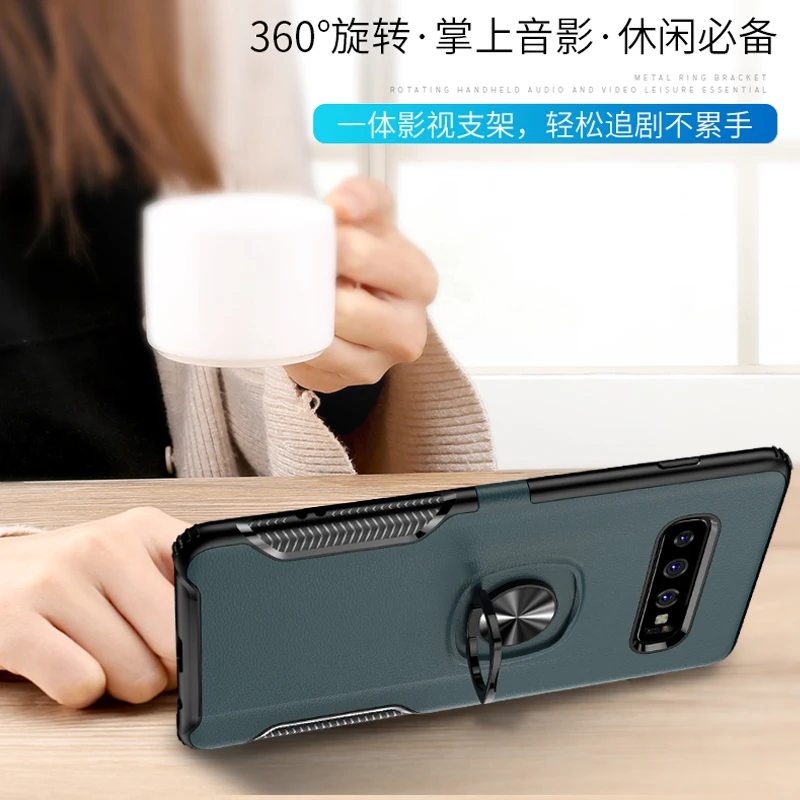 СПС samsung Galaxy S10 Плюс/S10e чехол кольцо TPU + PC Обложка для A7 A9 A8 плюс 2018 противоударный