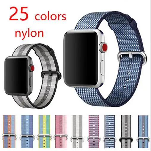 Лучшая цена ремешок для apple watch band 42 мм 38 40 44 спортивный браслет ткань нейлон iwatch 4