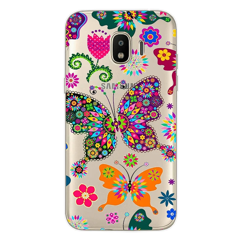 Силиконовый чехол для Samsung Galaxy J2 2018 pro J250F милый мягкий с принтом J 2 Pro Чехлы бамперы