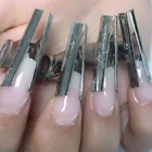 6 шт.лот из нержавеющей стали C инструмент для заточки изогнутых ногтей 4 цвета подходит для наращивания ногтей из стекловолокна