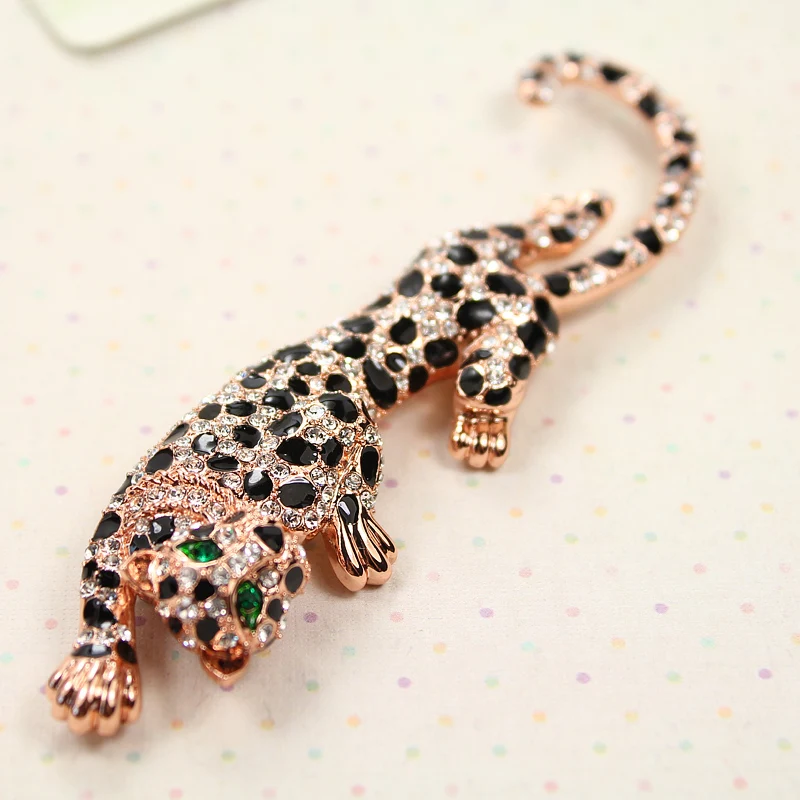 Индивидуальное очарование леопардовой броши заколка аксессуары