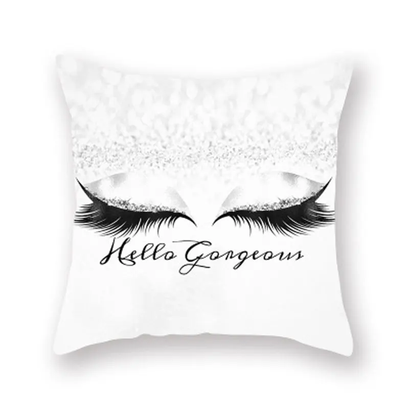 Ins Европа и США ресницы персик наволочка диван автомобиль подушка для офисного