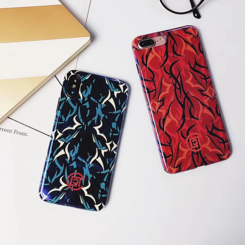 Cuptakes Luxury Glossy IMD Soft Silicone Case for iPhone 7 8 X 6 6S 8Plus Cover Cute Art Painting Super cool Man Fashion Strong |