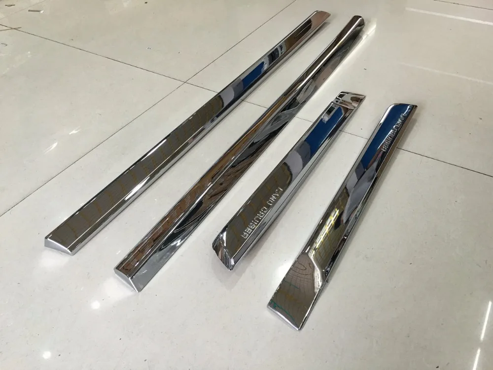 Обшивка боковой двери авто для LAND CRUISER 200 2016 4 шт./лот Abs Chrome|side door trim|door trimside trim |