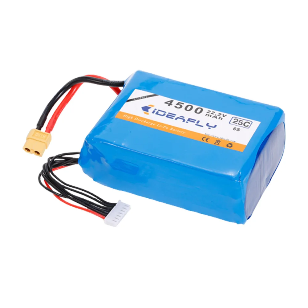 22 2 V 4500 mAh 6 S 25C Li po аккумулятор для IDEAFLY Poseidon 480 рыболовный Дрон FPV Квадрокоптер