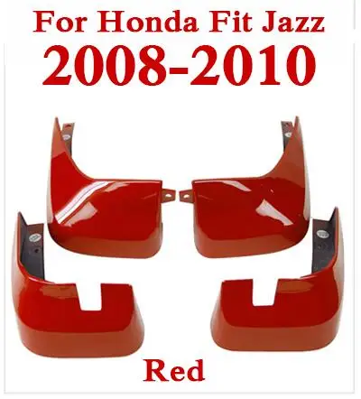 Фиолетовый QCBXYYXH для Honda Fit Jazz 2008- 4 шт./лот автомобильный Стайлинг Брызговики брызговики крылья Перфектор украшения - Цвет: Фиолетовый