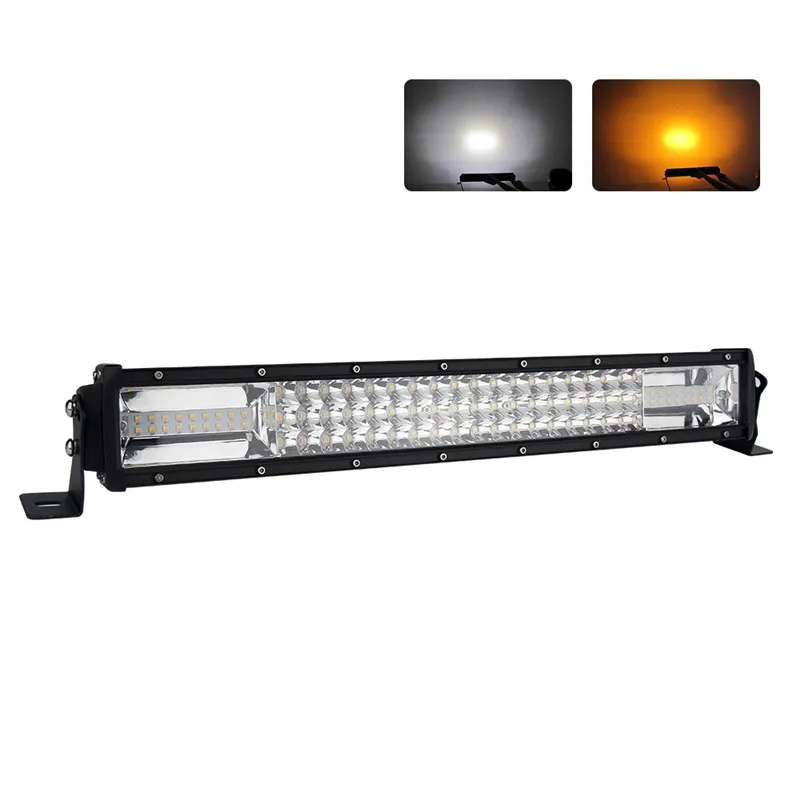 12D 22inch 270W CO светильник 270 Вт 405 Вт 648 Вт 783 Вт 12D светодиодный светильник 12 В Стробоскоп Белый Янтарный светодиодный бар автомобильный комбинированный светодиодный рабочий светильник для трактора Jeep ATV - Цвет: 12D 22inch 270W