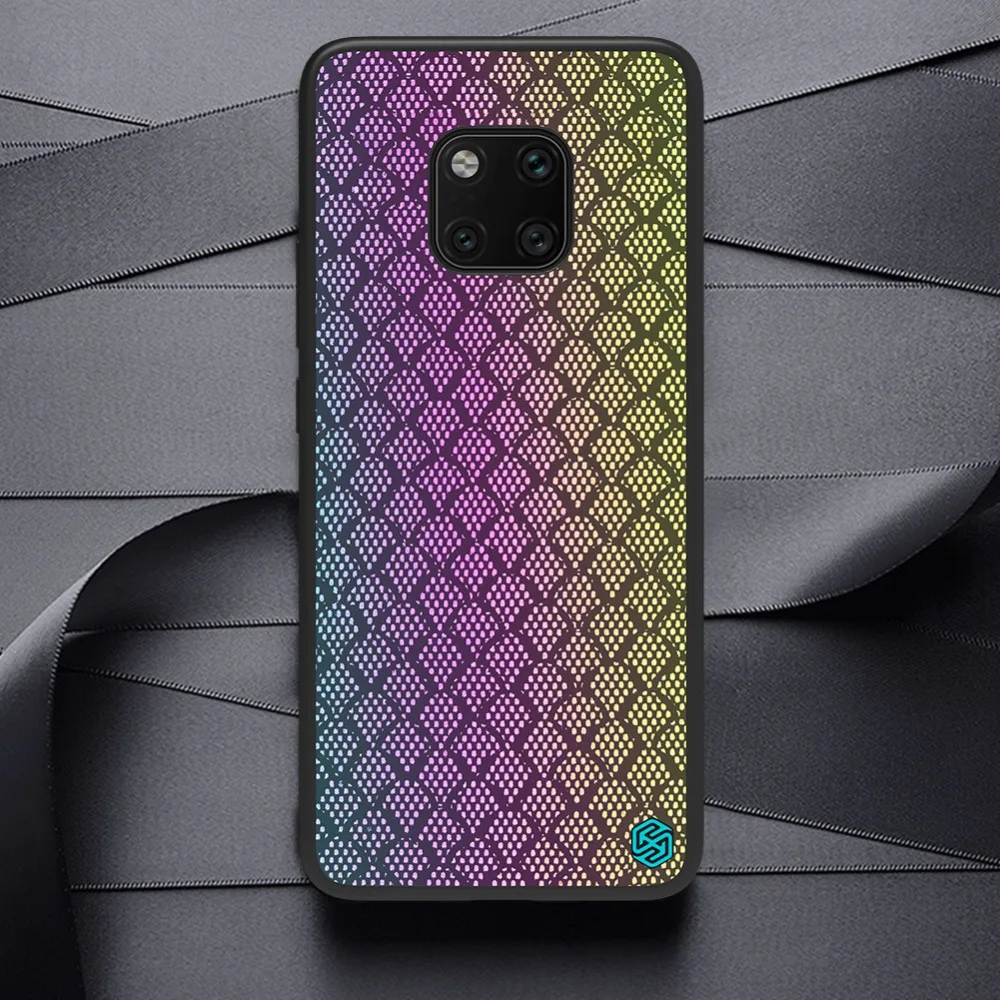Huawei mate 20 Pro чехол Nillkin глянцевый модный силиконовый Мягкий тканевый чехол для телефона для huawei mate 20 Pro Nilkin задняя крышка Capa