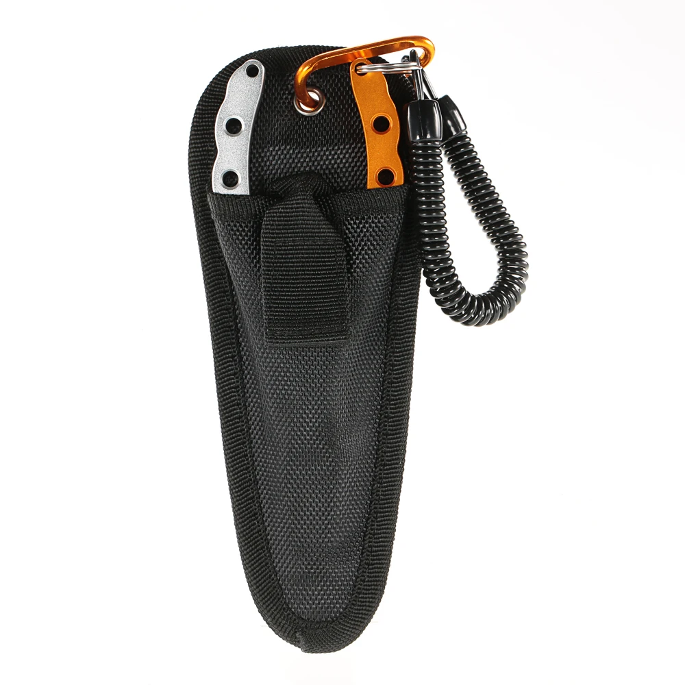 Fishing Multifunctional Plier Aluminum Fishing Pliers Braid Cutters Split Ring Hook Remover Fish Holder With Sheath And Lanyard