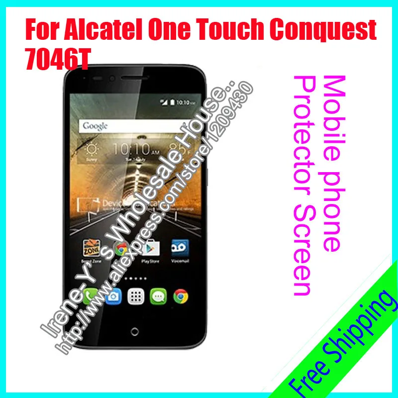 3pcs For Alcatel One Touch Conquest 7046T High Clear Glossy Screen Protector Film Protective | Мобильные телефоны и