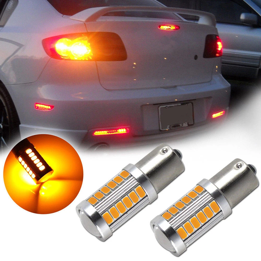 Новая горячая Распродажа 2 шт. 1156 BA15S P21W 33 SMD СВЕТОДИОДНЫЙ дневной светильник