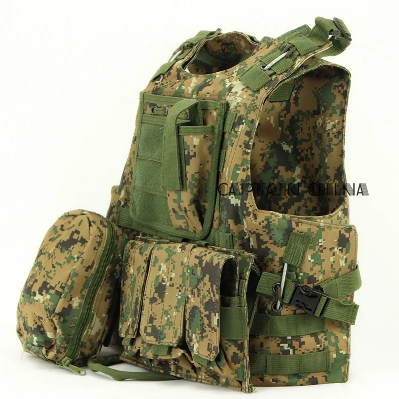 Тактический жилет для силовых органов Molle Airsoft модульный CS полевой армейский жилет для фанатов для активного отдыха тренировочный жилет