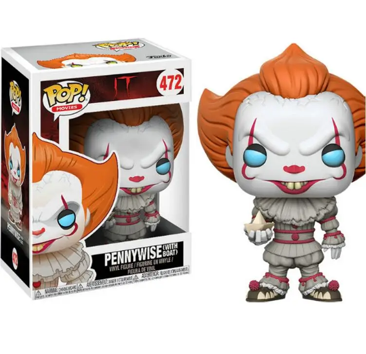 Funko Pop фильмы Стивен Кинг ИТ Джокер, клоун Коллекционная модель детские игрушки для Chlidren Виниловая фигурка кукол игрушки