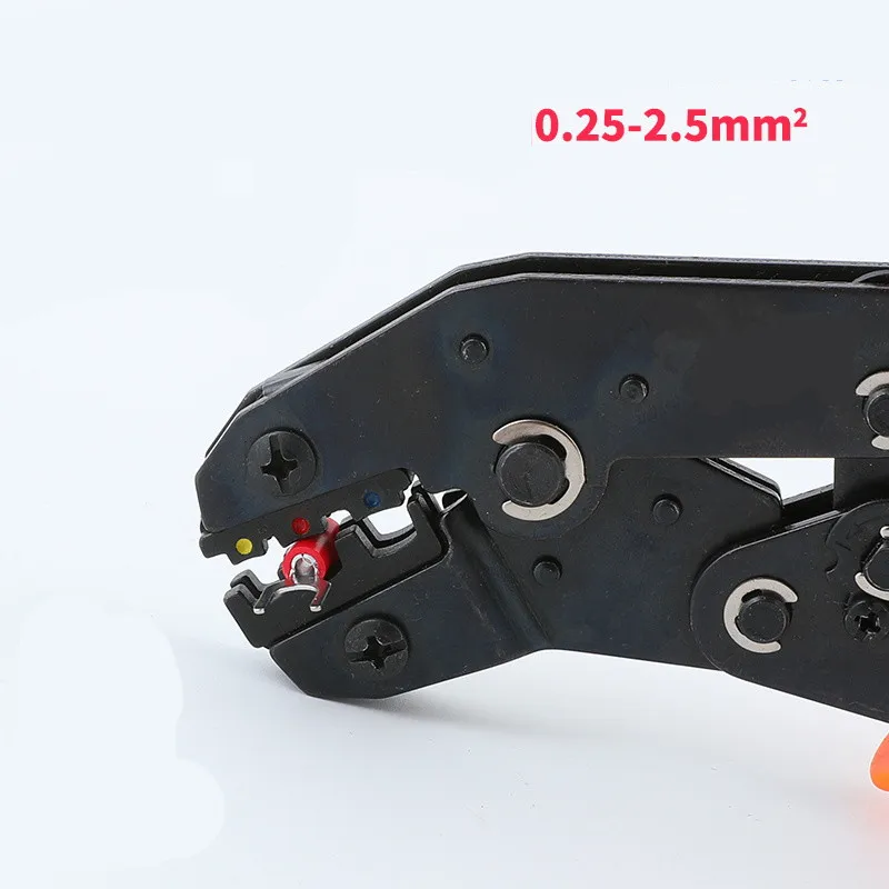 Обжимные плоскогубцы с трещоткой обжимные 0 25 2 5 мм2 AWG22 14|crimp terminal|plier terminalsterminal