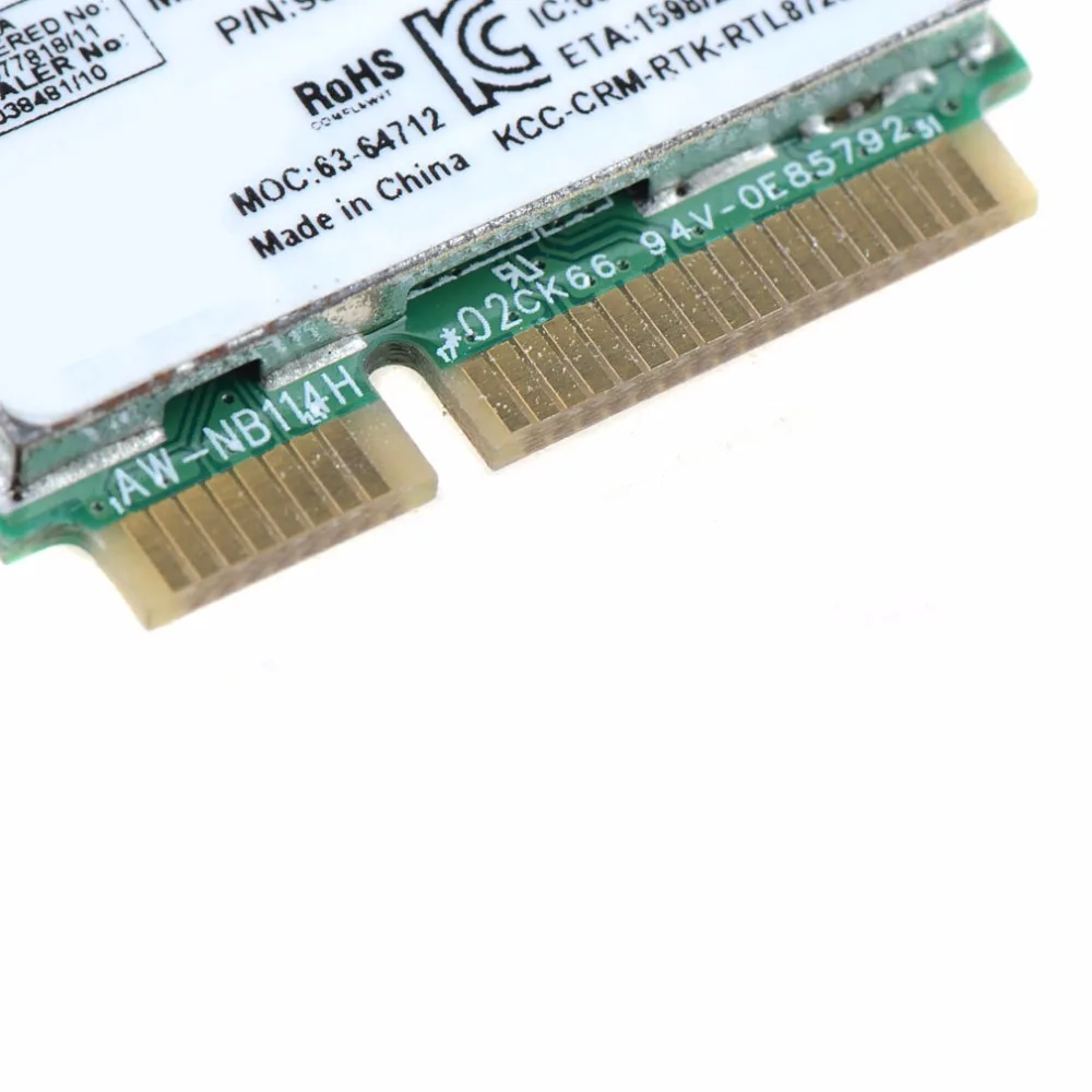 Портативные сетевые карты Mini PCI-E Combo беспроводная карта Realtek RTL8723AE 300M + 4 0 Bluetooth 802.11n
